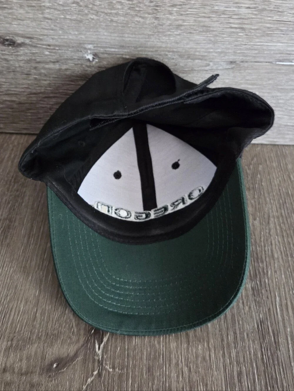Oregon Black & Green Baseball Cap